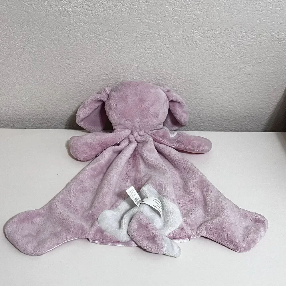 Baby Gund Pink Spunky Huggybuddy Puppy Dog Security Blanket Lovey Satin 6047441